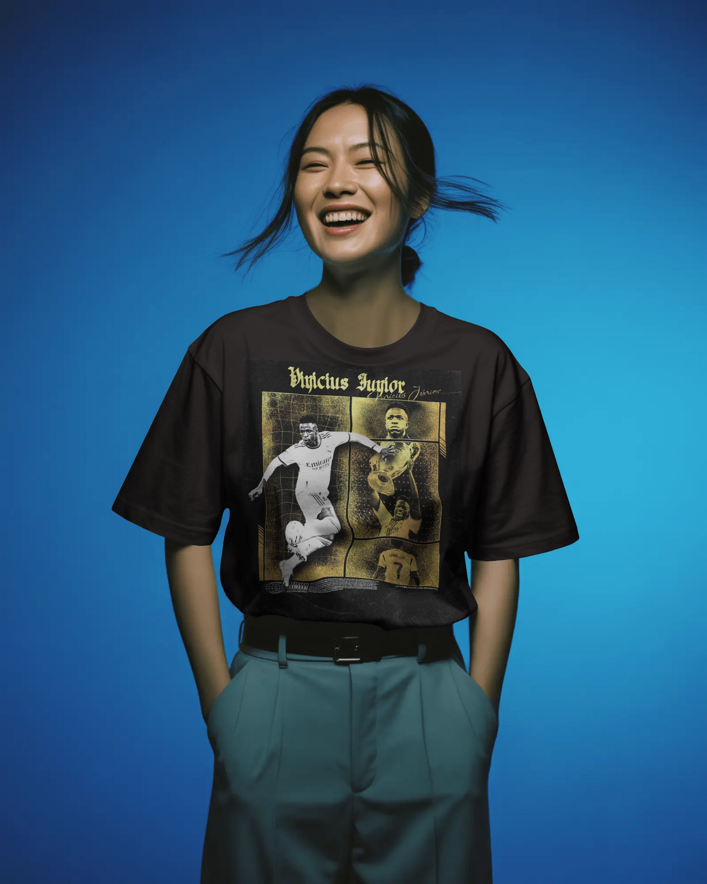 Vinícius Júnior Print Unisex Oversized T Shirt