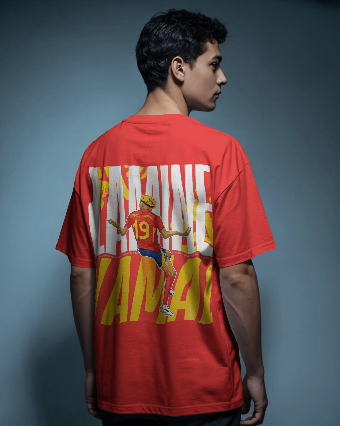 Lamine Yamal Print Unisex Oversized T shirt