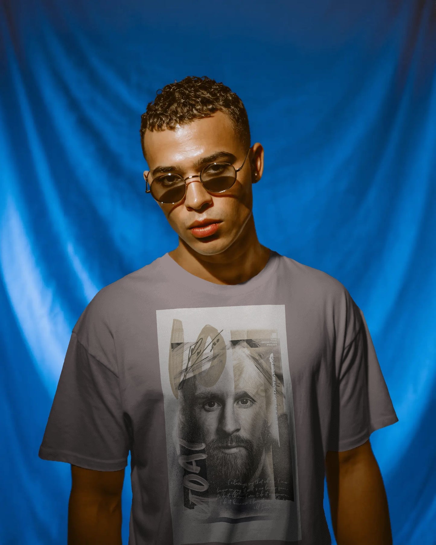 Messi Print Unisex Oversized T Shirt