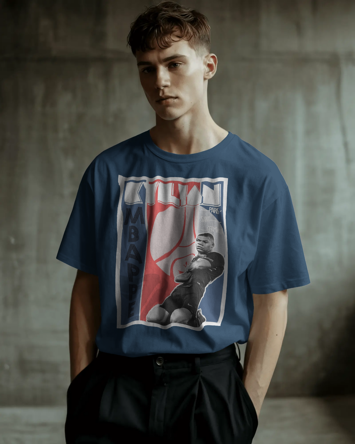 Kylian Mbappé 'Print Unisex Oversized T Shirt