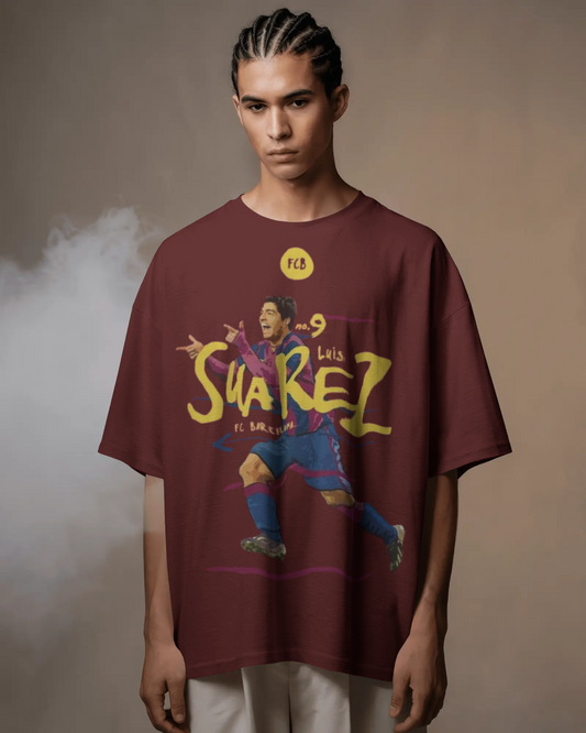 Suárez print Unisex Oversized Tshirt