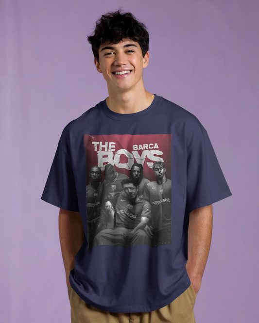 FC Barcelona print Unisex Oversized Tshirt